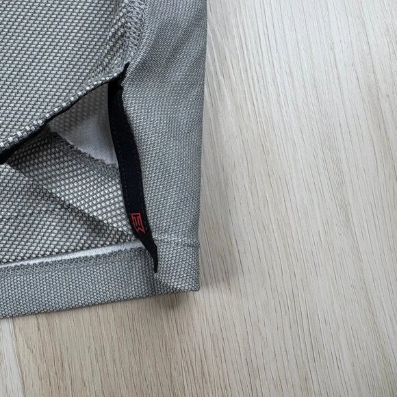 Nike Tiger Woods Dri-FIT ADV DA2995-100 Mens Gray Black Golf Polo Shirt Size XL - Picture 7 of 14